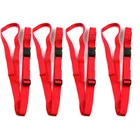 1 inch 25mm custom motorcycle luggage strap with black plastic buckle and polypropylene webbing
