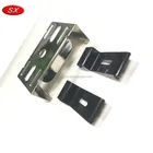 Customized spring steel made 2mm thickness u shape metal spring clip