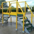 Construction Frp Profile Frp Profile JH1012 FRP Staircase / Handrail / Fence / Ladder Profile