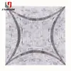 Lower Cost Marble Small Cube Square Pattern Mosaic Floor Tile For Bathroom