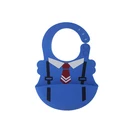 China Good Quality Adjustable Strap Custom Baby Silicone Bibs