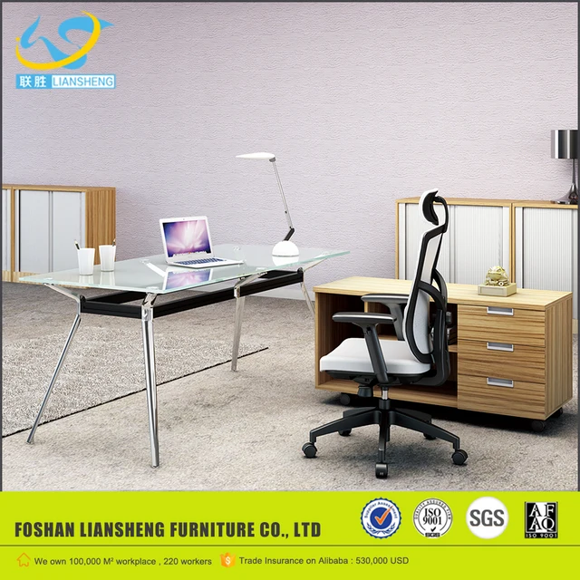 Modern design cheap price director glass office table