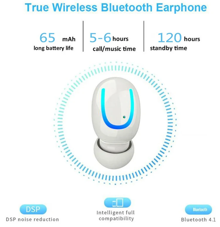 2019 hot sell mobile earphone Mini Stereo Wireless bluetooth 4.2 earphone For Mobile Phone - ANKUX.COM