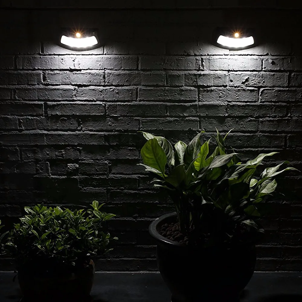 led outdoor solar wall light 24