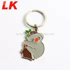 Promotion Custom Logo Cute Personalized Metal Souvenir Keychain Key Ring