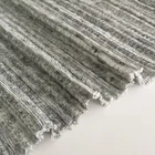 Chinese factory wholesale grey color jacquard cotton fabric