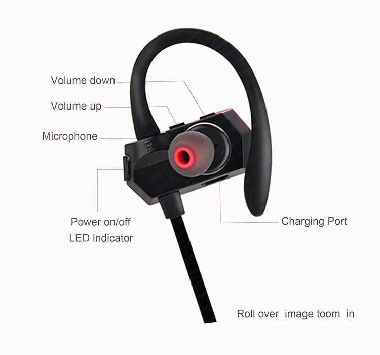 Factory wireless v4.1 bluetooth earphone sport stereo headset - ANKUX.COM