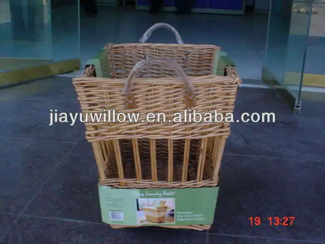 wicker shopping cart with 2 wheels wicker shopping baskets with