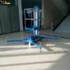 CE ISO approved high quality manual mini hydraulic one man single mast telescopic mobile aluminum portable lifter for sale