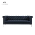 new model classic living room chesterfield leather PU sofa for home