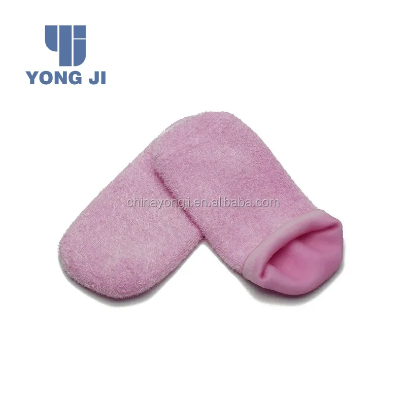 Pink gel spa socks gel gloves