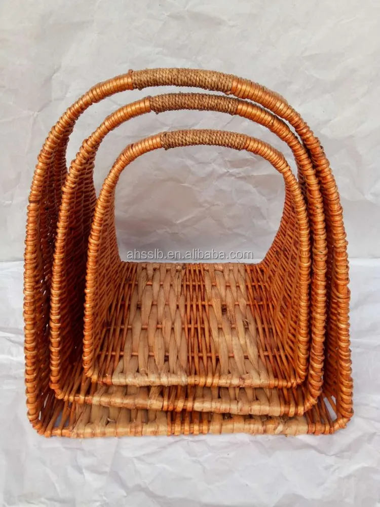 willow storage basket with good quality