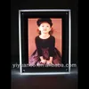 High quality custom size Led acrylic photo frame photo sign holder display