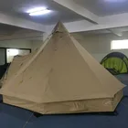 Customized Logo Top Quality Outdoor Heavy Duty Eco-Friendly Tactical Car Camping Bulky Family Large Canvas Tent