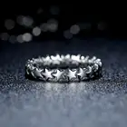 Graphic Customization Ring Silver 925 Qings 925 Sterling Silver Star Ring Stackable Rings Eternity Promise Rings for Her