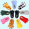 (factory) unisex cute Cartoon Winter Slipper, Flannel Soft Plush Slipper, Cosplay Animal Paw Warm Slipper