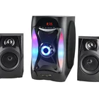 AC DC powered USB SD FM radio bluetooth computer TV speaker for home use