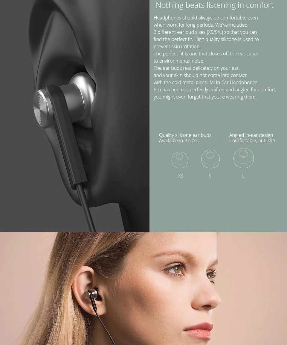 Xiaomi Mi In-Ear Headphone Pro Hybrid HD Xiaomi Cellphone Headset - ANKUX.COM