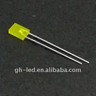 Through Hole Yellow Led Yellow Led Diode Yellow Color Led Flat Led Diode 1.7-2.5v