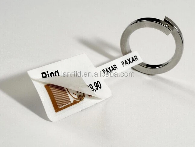 Custom Printed Uhf Jewelry Hang Tags/rfid Stamped Jewelry Tags /labels