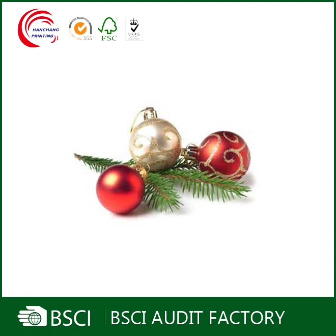 custom fashion elegant decoration christmas baubles
