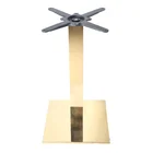 Chuangdi brass table base copper table leg square for table