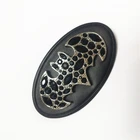 Custom Leather Metal Label With Metal Logo For Clothing