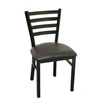 China Wholesale Restaurant Used Crossback New Dining Metal Chairs
