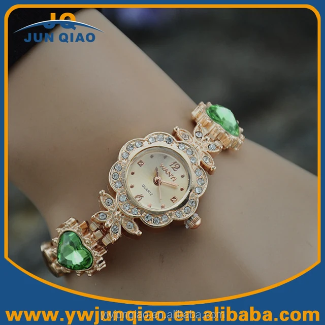 beauty new model girls bracelet watch diamond lady watch for