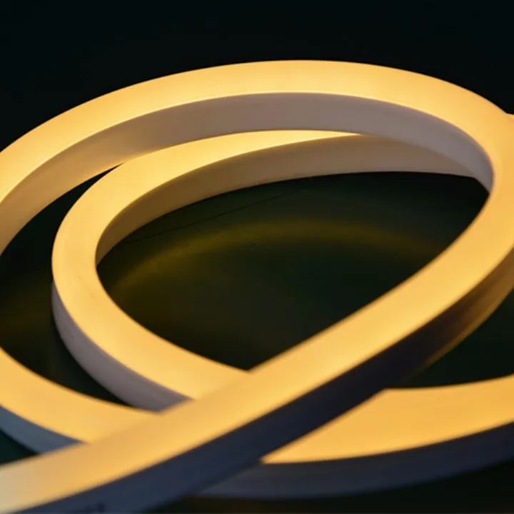 Todo el tamaño de color 14*26mm led de neón flex de neón cuerda luces Dimmable RGB programable