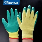 Top Selling Crinkle Latex Gloves With Cotton/Nylon Inside For Handjobs