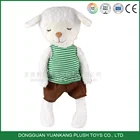 Fat stuffed farm animal lamb dressed mini plush sheep toy