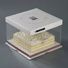 8 inch Cheap Custom printed window cake box factory