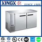Back Bar Refrigerator with Stainless Steel Solid Doors_UBB-24-60SS