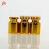 Pharmaceutical UV Printing 5ml Gold glass vial for injection steroids