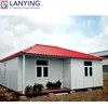 luxury prefabricated house made by eps fiber cement sandwich wall panel