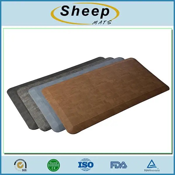 Waterproof standing floor anti fatigue waterproof pu comfort mat