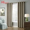 Factory custom high quality fancy faux silk window curtains for the living room window blackout curtain