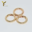 Good quality metal open ring small size spring O ring buckle for handbag