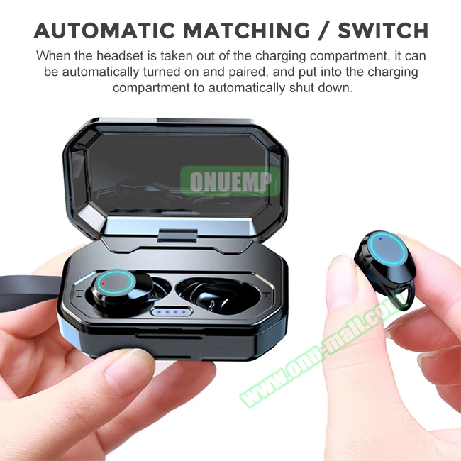 Factory Price 3000mAh Charging Box Noise Reduction Wireless Earphone with OEM - ANKUX.COM