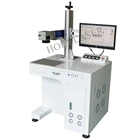 portable stainless steel gold sliver fiber laser marking machine logo maker machine for bar code