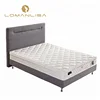 King size continous spring air comfort flex cotton filled thin foam mattress