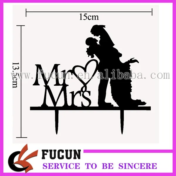 Mr &Mrs Bride and groom acrylic cake topper .jpg
