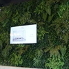 UV Rated Mixed Foliage Mats Artificial Boxwood Dragon Mats Make Great Faux Green Walls Artificial Hedge Mats for Landscape