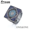 New Coming Color Stones Setting CZ Copper Ring Brazil Hot Sale Ring Jewelry For Ladies