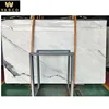 Jazz white Marble slab grey vein Marble flooring tiles good price on sale factory direct