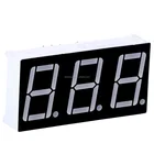 Common Anode 0.80 inch led 7 segment display 3 digits led digital display for electronic 7 segment number display