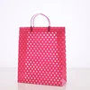 Red mash style PP hand Bag high quality made in china pp material tote bag