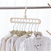 Multilayer Windproof Clothes Space Saving Hanger Magic Clothes Buckle Hanger Closet Organizer Home Anti-Slip Home Tool