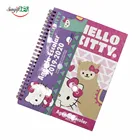 lovely hot sell A5 custom hardcover spiral agenda notebook with CMYK printing